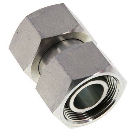 30S Zink plated Steel Straight with Swivel 400 bar NBR O-ring Sealing Cone ISO 8434-1