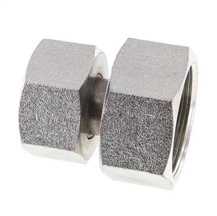 30S & 38S Zink plated Steel Straight with Swivel 315 bar NBR O-ring Sealing Cone ISO 8434-1