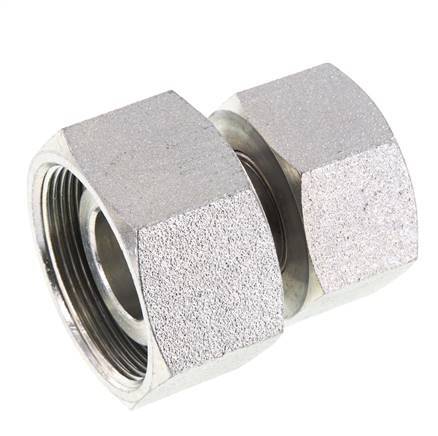 30S & 38S Zink plated Steel Straight with Swivel 315 bar NBR O-ring Sealing Cone ISO 8434-1