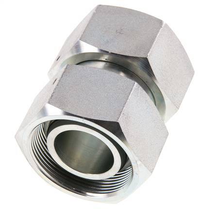 38S Zink plated Steel Straight with Swivel 315 bar NBR O-ring Sealing Cone ISO 8434-1