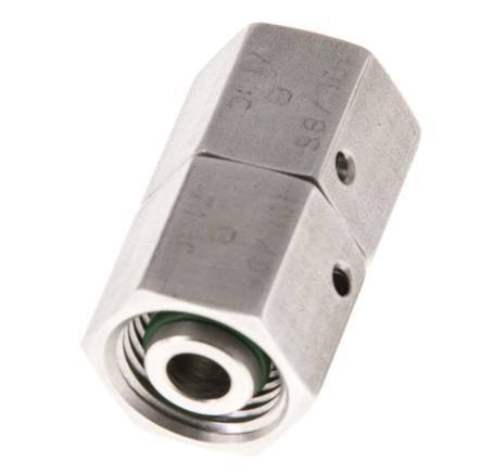 10L Stainless Steel Straight with Swivel 315 bar FKM O-ring Sealing Cone ISO 8434-1