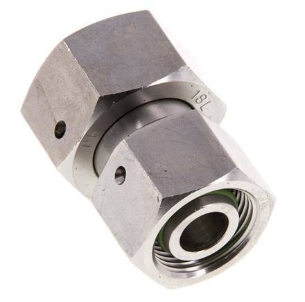 15L & 18L Stainless Steel Straight with Swivel 315 bar FKM O-ring Sealing Cone ISO 8434-1