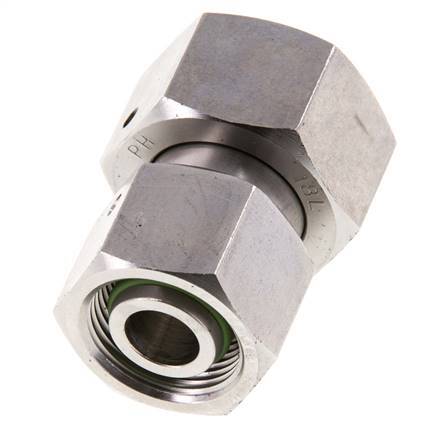 15L & 18L Stainless Steel Straight with Swivel 315 bar FKM O-ring Sealing Cone ISO 8434-1