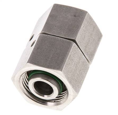 14S Stainless Steel Straight with Swivel 630 bar FKM O-ring Sealing Cone ISO 8434-1