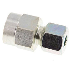 10S & G1/2'' Zink plated Steel Straight Cutting Fitting with Female Threads for Pressure Gauges 630 bar ISO 8434-1