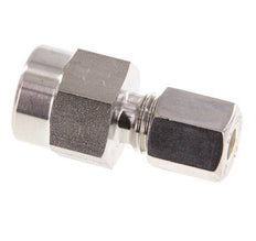 6L & G1/4'' Stainless Steel Straight Compression Fitting with Female Threads for Pressure Gauges 315 bar ISO 8434-1