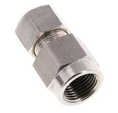 12S & G1/2'' Stainless Steel Straight Compression Fitting with Female Threads for Pressure Gauges 400 bar ISO 8434-1