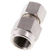 12S & G1/2'' Stainless Steel Straight Compression Fitting with Female Threads for Pressure Gauges 400 bar ISO 8434-1
