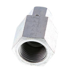 6S & G1/2'' Zink plated Steel Straight Swivel with Female Threads for Pressure Gauges 630 bar NBR Sealing Cone ISO 8434-1
