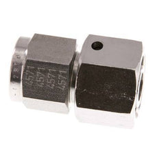 12L & G1/4'' Stainless Steel Straight Swivel with Female Threads for Pressure Gauges 315 bar FKM Sealing Cone ISO 8434-1