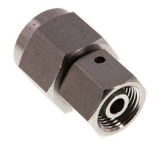 10S & G1/2'' Stainless Steel Straight Swivel with Female Threads for Pressure Gauges 630 bar FKM Sealing Cone ISO 8434-1
