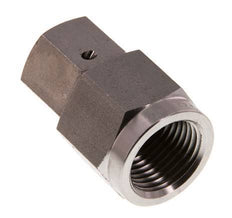10S & G1/2'' Stainless Steel Straight Swivel with Female Threads for Pressure Gauges 630 bar FKM Sealing Cone ISO 8434-1