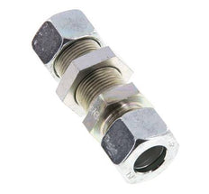 15L Zink plated Steel Straight Cutting Fitting Bulkhead 315 bar ISO 8434-1