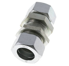 38S Zink plated Steel Straight Cutting Fitting Bulkhead 315 bar ISO 8434-1