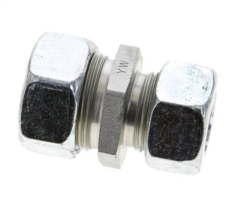 22L & 28L Zink plated Steel Straight Cutting Fitting 160 bar ISO 8434-1