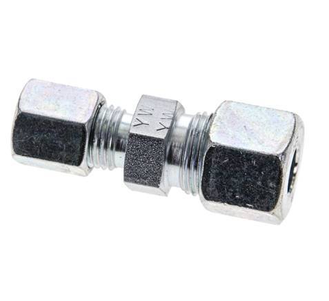 6S & 10S Zink plated Steel Straight Cutting Fitting 630 bar ISO 8434-1