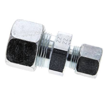 12S & 20S Zink plated Steel Straight Cutting Fitting 400 bar ISO 8434-1