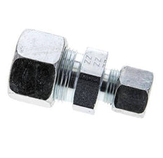 12S & 20S Zink plated Steel Straight Cutting Fitting 400 bar ISO 8434-1