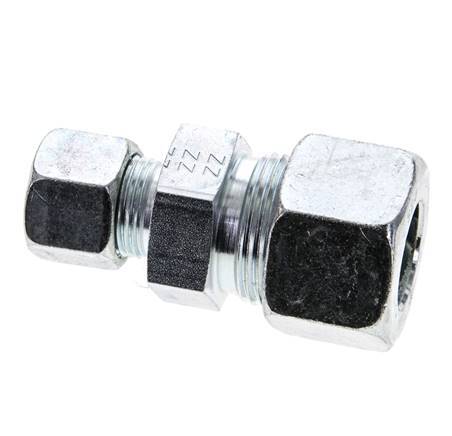12S & 20S Zink plated Steel Straight Cutting Fitting 400 bar ISO 8434-1
