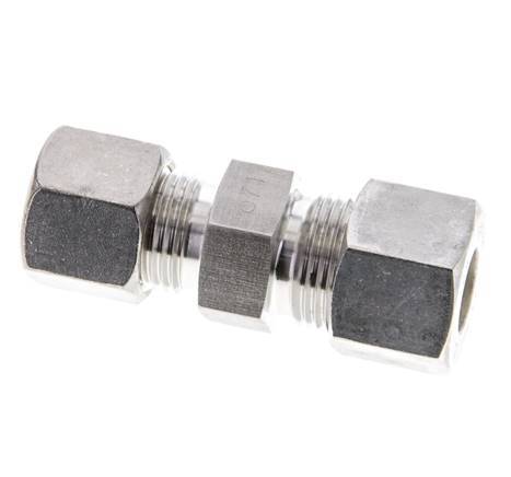 10S & 12S Stainless Steel Straight Compression Fitting 400 bar ISO 8434-1