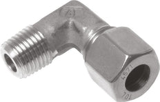 16S & M22x1.5 (con) Stainless Steel Elbow Compression Fitting with Male Threads 400 bar ISO 8434-1