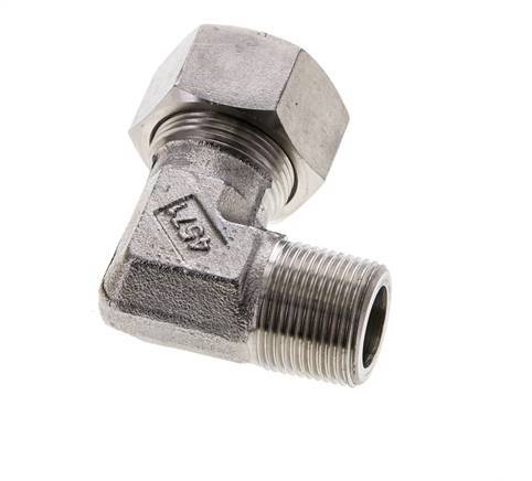 18L & M22x1.5 (con) Stainless Steel Elbow Cutting Fitting with Male Threads 315 bar ISO 8434-1
