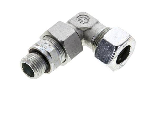 18L & G1/2'' Zink plated Steel Elbow Cutting Fitting with Male Threads 315 bar Adjustable ISO 8434-1