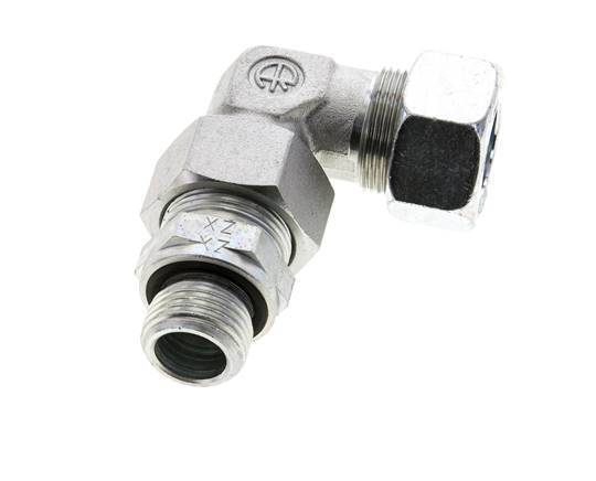 18L & G1/2'' Zink plated Steel Elbow Cutting Fitting with Male Threads 315 bar Adjustable ISO 8434-1