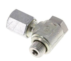 6L & M10x1 Zink plated Steel Swivel Joint Cutting Fitting with Male Threads 250 bar Rotatable ISO 8434-1