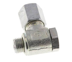 6L & M10x1 Zink plated Steel Swivel Joint Cutting Fitting with Male Threads 250 bar Rotatable ISO 8434-1