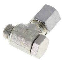 6L & M10x1 Zink plated Steel Swivel Joint Cutting Fitting with Male Threads 250 bar Rotatable ISO 8434-1
