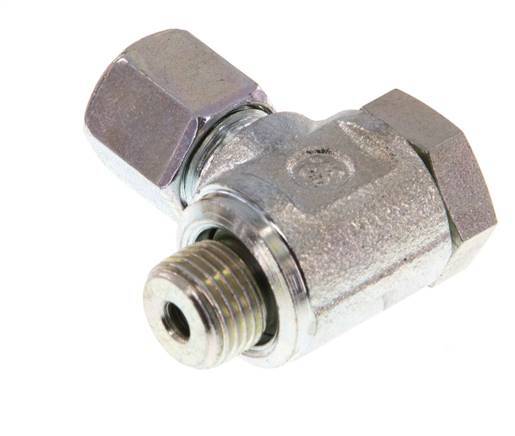 5LL & G1/8'' Zink plated Steel Swivel Joint Cutting Fitting with Male Threads 100 bar Rotatable ISO 8434-1