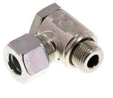 12L & G3/8'' Zink plated Steel Swivel Joint Cutting Fitting with Male Threads 250 bar Rotatable ISO 8434-1