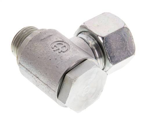 16S & G1/2'' Zink plated Steel Swivel Joint Cutting Fitting with Male Threads 160 bar Rotatable ISO 8434-1