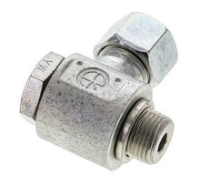 12S & M18x1.5 Zink plated Steel Swivel Joint Cutting Fitting with Male Threads 400 bar Rotatable ISO 8434-1
