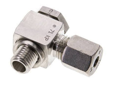 6S & M12x1.5 Stainless Steel Swivel Joint Cutting Fitting with Male Threads 400 bar Rotatable ISO 8434-1