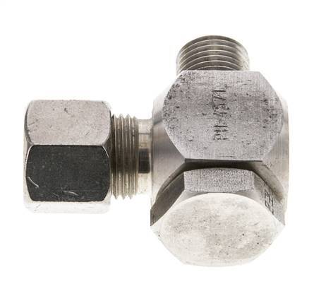 10S & M16x1.5 Stainless Steel Swivel Joint Cutting Fitting with Male Threads 400 bar Rotatable ISO 8434-1
