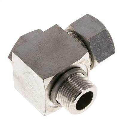 22L & G3/4'' Stainless Steel Swivel Joint Cutting Fitting with Male Threads 160 bar Rotatable ISO 8434-1