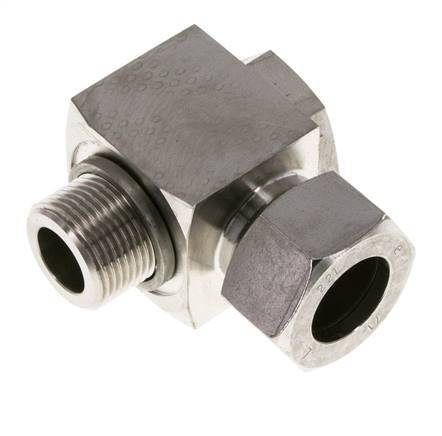 22L & G3/4'' Stainless Steel Swivel Joint Cutting Fitting with Male Threads 160 bar Rotatable ISO 8434-1
