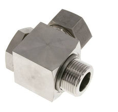 28L & G1'' Stainless Steel Swivel Joint Cutting Fitting with Male Threads 160 bar Rotatable ISO 8434-1