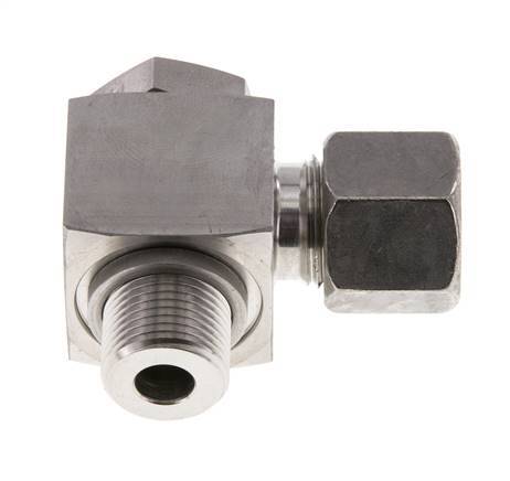 10S & G3/8'' Stainless Steel Swivel Joint Cutting Fitting with Male Threads 400 bar Rotatable ISO 8434-1