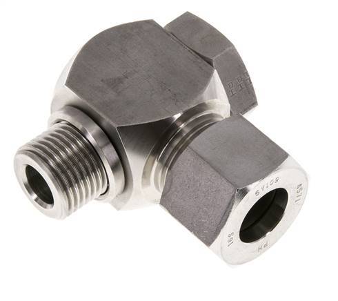16S & G1/2'' Stainless Steel Swivel Joint Cutting Fitting with Male Threads 400 bar Rotatable ISO 8434-1
