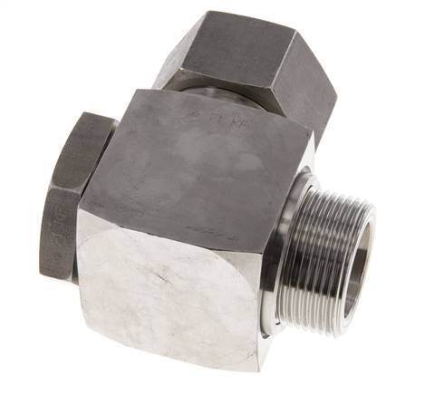 30S & G1-1/4'' Stainless Steel Swivel Joint Cutting Fitting with Male Threads 250 bar Rotatable ISO 8434-1
