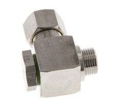 12L & G3/8'' Stainless Steel Swivel Joint Compression Fitting with Male Threads 315 bar Rotatable ISO 8434-1