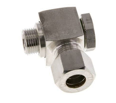12L & G3/8'' Stainless Steel Swivel Joint Compression Fitting with Male Threads 315 bar Rotatable ISO 8434-1