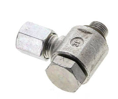 6L & M10x1 Zink plated Steel Swivel Joint Cutting Fitting with Male Threads 315 bar NBRO-ring Rotatable ISO 8434-1