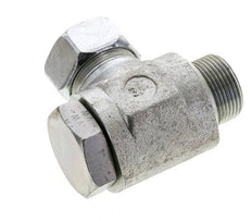 28L & M33x2 Zink plated Steel Swivel Joint Cutting Fitting with Male Threads 160 bar NBRO-ring Rotatable ISO 8434-1