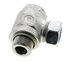 28L & M33x2 Zink plated Steel Swivel Joint Cutting Fitting with Male Threads 160 bar NBRO-ring Rotatable ISO 8434-1