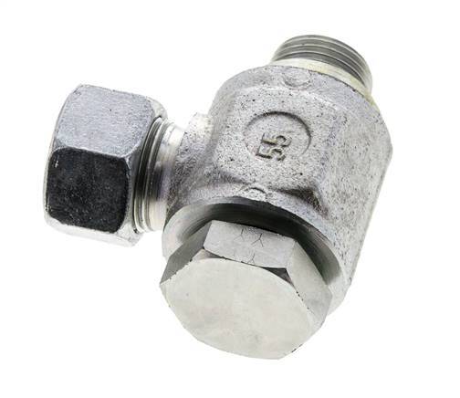 15L & G1/2'' Zink plated Steel Swivel Joint Cutting Fitting with Male Threads 315 bar NBRO-ring Rotatable ISO 8434-1