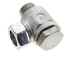 28L & G1'' Zink plated Steel Swivel Joint Cutting Fitting with Male Threads 160 bar NBRO-ring Rotatable ISO 8434-1